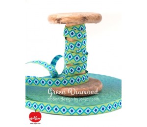 Green Diamond Webband Farbenmix